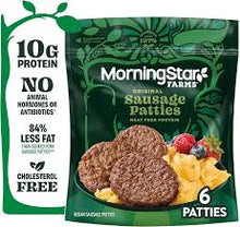 MORNINGSTAR FARMS VEGGIE SAUSAGE PATTIES 10 CT 8 OZ 6 CT