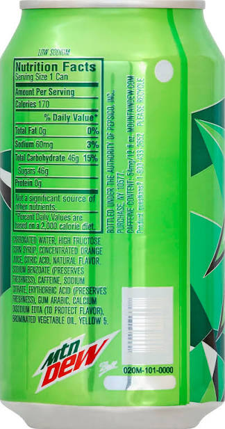 MOUNTAIN DEW 12 FL OZ (36 CT)