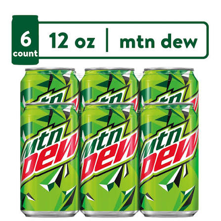 MOUNTAIN DEW 12 FL OZ (6 CT)
