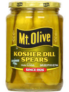 MT OLIVE KOSHER DILL PICKLE SPEARS 24 FL OZ  #ROCK VALUE-ORDER BY MONDAY EVENING NOV 19 ARRIVING NOV 27 FOR DELIVERY#