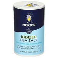 Morton All Purpose Iodized Sea Salt Fine 26 oz
