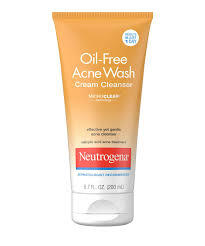 NEUTROGENA OIL FREE ACNE FACE WASH CREAM FACE CLEANER 6.7 OZ #ROCK VALUE-ORDER BY  MONDAY EVENING NOV 19 ARRIVING NOV 27 FOR DELIVERY#