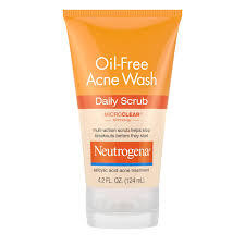 NEUTROGENA OIL FREE ACNE FACE SCRUB WITH 2% SALICYLIC ACID 4.2 OZ #ROCK VALUE-ORDER BY  MONDAY EVENING NOV 19 ARRIVING NOV 27 FOR DELIVERY#