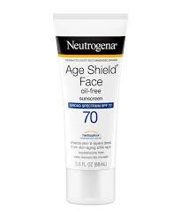 NEUTROGENA AGE SHIELD FACE OIL FREE SUNSCREEN, SPF 70 SUNBLOCK 3 OZ  #ROCK VALUE-ORDER BY  MONDAY EVENING NOV 19 ARRIVING NOV 27 FOR DELIVERY#