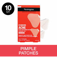 NEUTROGENA STUBBORN ACNE TREATMENT BLEMISH PATCHES SMALL AND LARGE 10CT #ROCK VALUE-ORDER BY  MONDAY EVENING NOV 19 ARRIVING NOV 27 FOR DELIVERY#