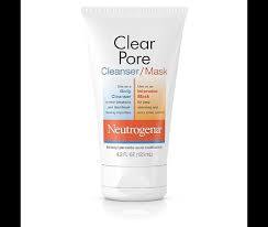 NEUTROGENA CLEAR PORE 2 IN 1 FACIAL CLEANSER & CLAY MASK 4.2 OZ #ROCK VALUE-ORDER BY  MONDAY EVENING NOV 19 ARRIVING NOV 27 FOR DELIVERY#