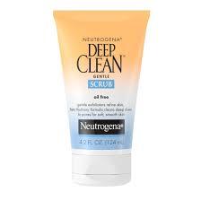 NEUTROGENA DEEP CLEAN GENTLE FACIAL SCRUB OIL FREE CLEANSER 4.2 OZ #ROCK VALUE-ORDER BY  MONDAY EVENING NOV 19 ARRIVING NOV 27 FOR DELIVERY#