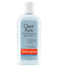 NEUTROGENA CLEAR PORE OIL ELIMINATING FACIAL ASTRINGENT 8 OZ #ROCK VALUE-ORDER BY  MONDAY EVENING NOV 19 ARRIVING NOV 27 FOR DELIVERY#