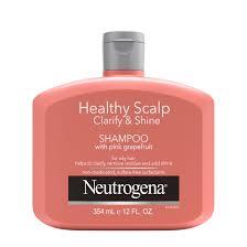 NEUTROGENA EXFOLIATING SHAMPOO FOR OILY HAIR & SCALP WITH PINK GRAPEFRUIT 12 OZ #ROCK VALUE-ORDER BY  MONDAY EVENING NOV 19 ARRIVING NOV 27 FOR DELIVERY#