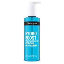 NEUTROGENA HYDRO BOOST HYDRATING HYALUROIC ACID GEL FACIAL CLEANSER AND FACE WASH 7.8 OZ #ROCK VALUE-ORDER BY  MONDAY EVENING NOV 19 ARRIVING NOV 27 FOR DELIVERY#