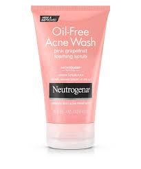 NEUTROGENA OIL FREE PINK GRAPEFRUIT ACNE FACE WASH FOAMING FACIAL CLEANSER SCRUB 6.7 OZ #ROCK VALUE-ORDER BY  MONDAY EVENING NOV 19 ARRIVING NOV 27 FOR DELIVERY#