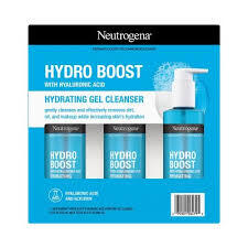 NEUTROGENA HYDRO BOOST HYDRATING GEL CLEANSER 7.8 OZ 3 PK #ROCK VALUE-ORDER BY  TUESDAY EVENING MAR 11 ARRIVING MAR 19 FOR DELIVERY#