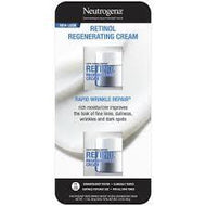 NEUTROGENA RAPID WRINKLE REPAIR RETINOL REGENERATING CREAM 1.7 OZ 2 PK #ROCK VALUE-ORDER BY  MONDAY EVENING NOV 19 ARRIVING NOV 27 FOR DELIVERY#