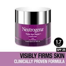 NEUTROGENA TRIPLE AGE REPAIR ANTI-AGING NIGHT FACE MOISTURIZER 1.7 OZ #ROCK VALUE-ORDER BY  MONDAY EVENING NOV 19 ARRIVING NOV 27 FOR DELIVERY#