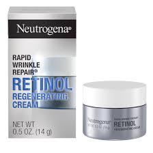 NEUTROGENA RAPID WRINKLE REPAIR RETINOL CREAM HYALURONIC ACID 0.5 OZ #ROCK VALUE-ORDER BY  MONDAY EVENING NOV 19 ARRIVING NOV 27 FOR DELIVERY#