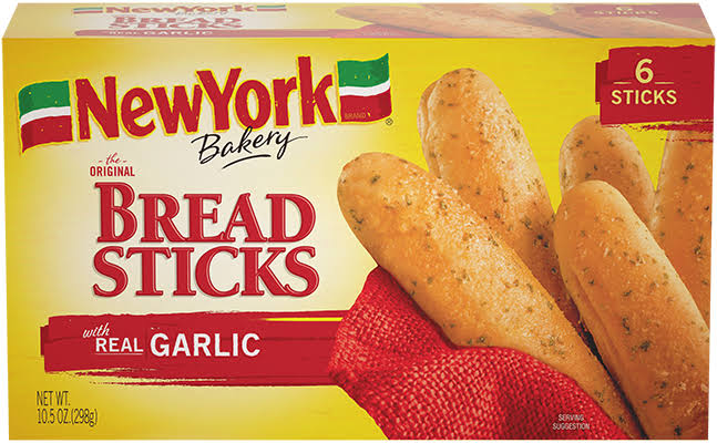 NEW YORK TEXAS TOAST BREADSTICKS WITH GARLIC 10.5 OZ