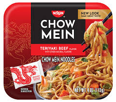 NISSIN CHOW MEIN TERIYAKI BEEF FLAVOR RAMEN 4 OZ