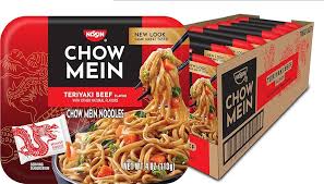 NISSIN CHOW MEIN TERIYAKI BEEF FLAVOR RAMEN 4 OZ CASE