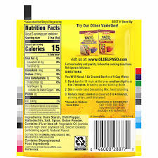 OLD EL PASO ORIGINAL TACO SEASONING MIX 1 OZ 25% LESS SODIUM