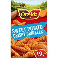 ORE IDA CRINKLE CUT SWEET POTATO FRIES 19 OZ