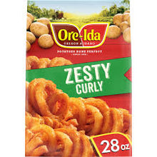 ORE IDA ZESTY CURLY SEASONED FRIES 28 OZ