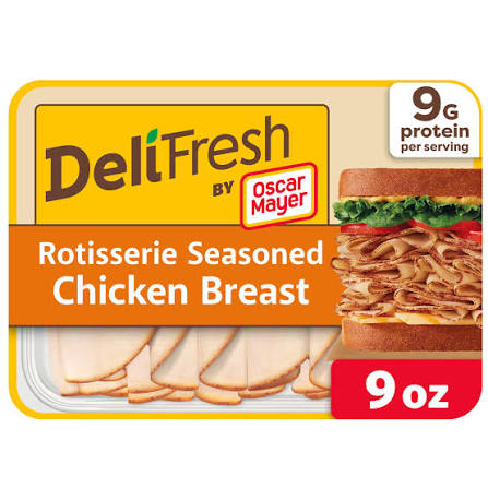 OSCAR MAYER DELI FRESH ROTISSERIE SEASONED SLICED CHICKEN BREAST 9 OZ