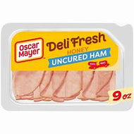 OSCAR MAYER DELI FRESH HONEY UNCURED SLICED HAM 9 OZ