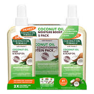 PALMER'S COCONUT OIL FORMULA MOISTURE BOOST SET 5PK #ROCK VALUE-ORDER BY  MONDAY EVENING NOV 26 ARRIVING DEC 04 FOR DELIVERY#