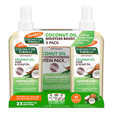 PALMER'S COCONUT OIL FORMULA MOISTURE BOOST SET 5PK #ROCK VALUE-ORDER BY  TUESDAY EVENING OCT 07 ARRIVING OCT 15 FOR DELIVERY#