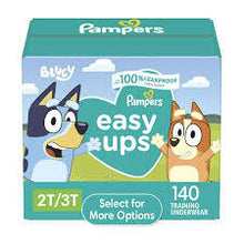 PAMPERS EASY UPS TRAINING PANTS UNDERWEAR SIZE 2T-3T 140 CT (16-34 LBS) #ROCK VALUE PRODUCT ORDER BY MONDAY NOV 26 ARRIVING DEC 04 FOR DELIVERY#