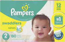 PAMPERS SWADDLERS DIAPERS SIZE 2 180 CT (12-18 LBS) #ROCK VALUE PRODUCT ORDER BY MONDAY NOV 26 ARRIVING DEC 04 FOR DELIVERY#