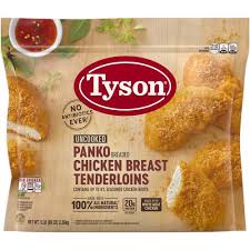 PANKO BREADED CHICKEN BREAST TENDERLOINS 5 LBS