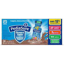 PEDIASURE GROW AND GAIN NUTRITION FOR KIDS, CHOCOLATE (8 FL OZ, 24 PK) #ROCK VALUE-ORDER BY  MONDAY EVENING OCT 29 ARRIVING NOV 06   FOR DELIVERY#