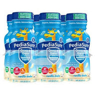 PEDIASURE GROW AND GAIN NUTRITION FOR KIDS, VANILLA(8 FL OZ, 6 CT) #ROCK VALUE-ORDER BY  TUESDAY EVENING NOV 04 ARRIVING NOV 12  FOR DELIVERY#
