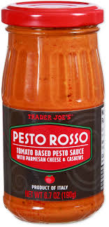 TRADER JOES PESTO ROSSO 6.7 OZ #ROCK VALUE-ORDER BY  TUESDAY EVENING OCT 28  ARRIVING NOV 05   FOR DELIVERY#