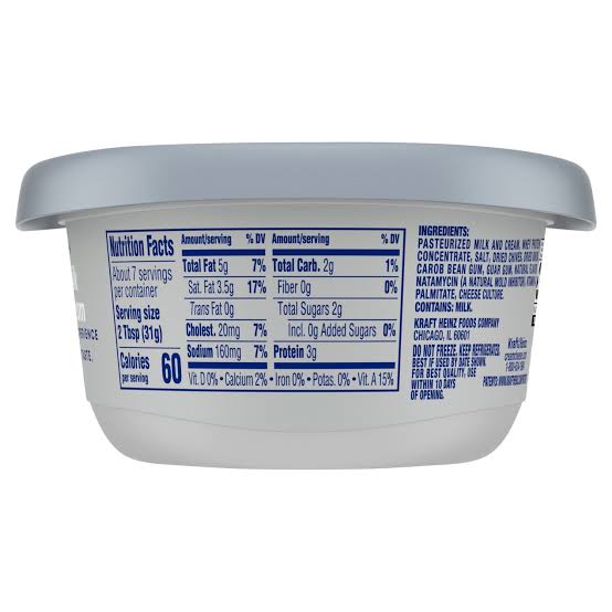 PHILADELPHIA CHIVE AND ONION CREAM CHEESE 7.5 OZ