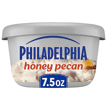 PHILADELPHIA HONEY PECAN CREAM CHEESE 7.5 OZ