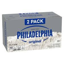 PHILADELPHIA ORIGINAL CREAM CHEESE 2 CT PACK 8 OZ BRICK #ROCK VALUE-ORDER BY THURSDAY EVENING AUG 19  ARRIVING AUG 27  FOR DELIVERY#
