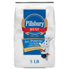 PILLSBURY ALL-PURPOSE WHITE UNBLEACHED FLOUR 5 LB #ROCK VALUE-ORDER BY  TUESDAY EVENING JULY 15  ARRIVING  JULY 23   FOR DELIVERY#