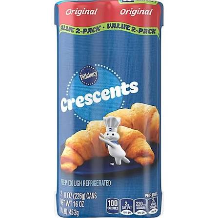 PILLSBURY CRESCENT ORIGINAL ROLL 8 OZ 2 CT