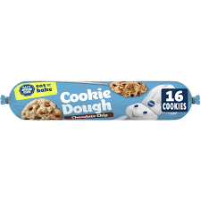 PILLSBURY READY TO BAKE CHOCOLATE CHIP COOKIE DOUGH 16 CT 16.5 OZ #ROCK VALUE-ORDER BY THURSDAY EVENING NOV 14 ARRIVING NOV 19  FOR DELIVERY#