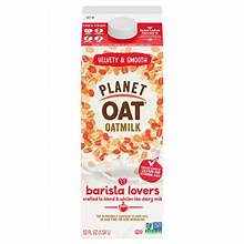 PLANET OAT BARISTA LOVERS HOME EDITION 52 OZ #ROCK VALUE-ORDER BY THURSDAY EVENING NOV 14   ARRIVING NOV 19  FOR DELIVERY#