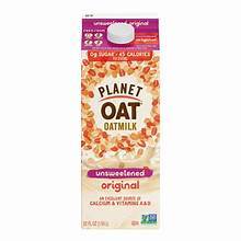 PLANET OAT UNSWEETENED ORIGINAL OATMILK 52 OZ #ROCK VALUE-ORDER BY THURSDAY EVENING NOV 14   ARRIVING NOV 19  FOR DELIVERY#