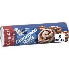 PILLSBURY CINNAMON ROLLS WITH ORIGINAL ICING 8 CT #ROCK VALUE-ORDER BY THURSDAY EVENING AUG 19 ARRIVING AUG 27  FOR DELIVERY#