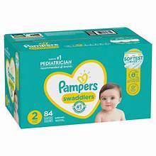 PAMPERS SWADDLERS DIAPERS SIZE 2 144 CT #ROCK VALUE PRODUCT ORDER BY MONDAY NOV 26 ARRIVING DEC 04 FOR DELIVERY#