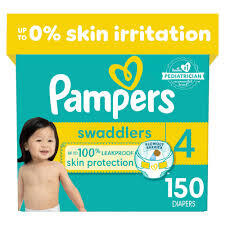 PAMPERS SWADDLERS DIAPERS SIZE 4 150 CT #ROCK VALUE PRODUCT ORDER BY MONDAY NOV 26 ARRIVING DEC 04 FOR DELIVERY#