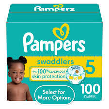 PAMPERS SWADDLERS DIAPERS SIZE 5 100 CT #ROCK VALUE PRODUCT ORDER BY MONDAY NOV 26 ARRIVING DEC 04 FOR DELIVERY#