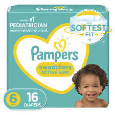 PAMPERS SWADDLERS DIAPERS SIZE 6 16 CT #ROCK VALUE PRODUCT ORDER BY MONDAY NOV 26 ARRIVING DEC 04 FOR DELIVERY#