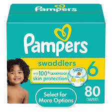 PAMPERS SWADDLERS DIAPERS SIZE 6 80 CT #ROCK VALUE PRODUCT ORDER BY MONDAY NOV 26 ARRIVING DEC 04 FOR DELIVERY#