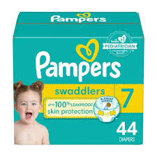 PAMPERS SWADDLERS DIAPERS SIZE 7 44 CT #ROCK VALUE PRODUCT ORDER BY MONDAY NOV 26 ARRIVING DEC 04 FOR DELIVERY#